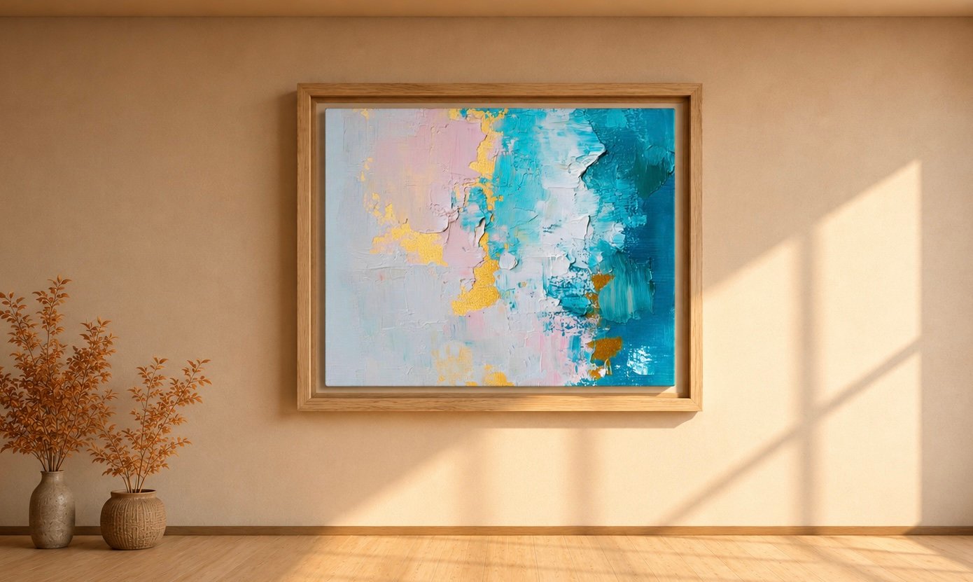 Blue Abstract Interior