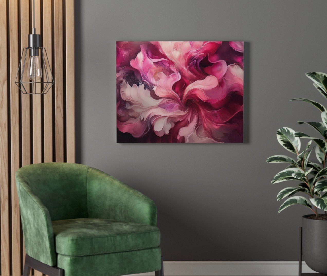 Deep Rose Abstract